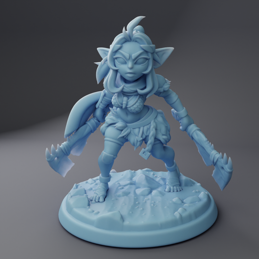 Twin Goddess Miniatures - Hack Ancient Goblin Ranger - Hero Tier 2024 November Release 35mm