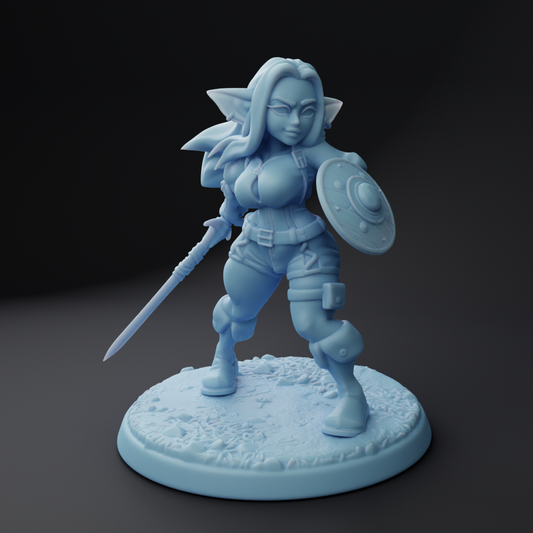 Twin Goddess Miniatures - Angy, the Goblin Mercenary - Addittional Adventurers 2023 February