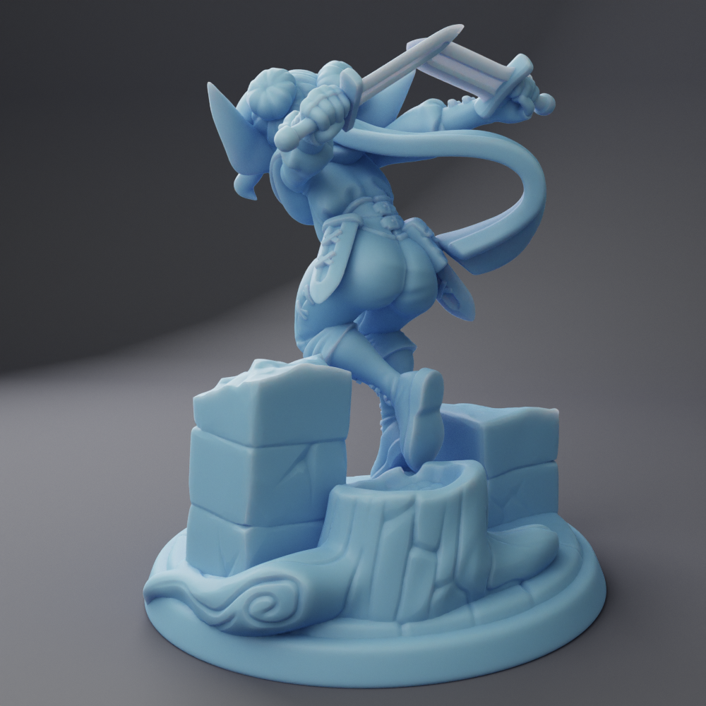 Twin Goddess Miniatures - Amanita the Goblin Rogue - Goblin Month #2 2023 September
