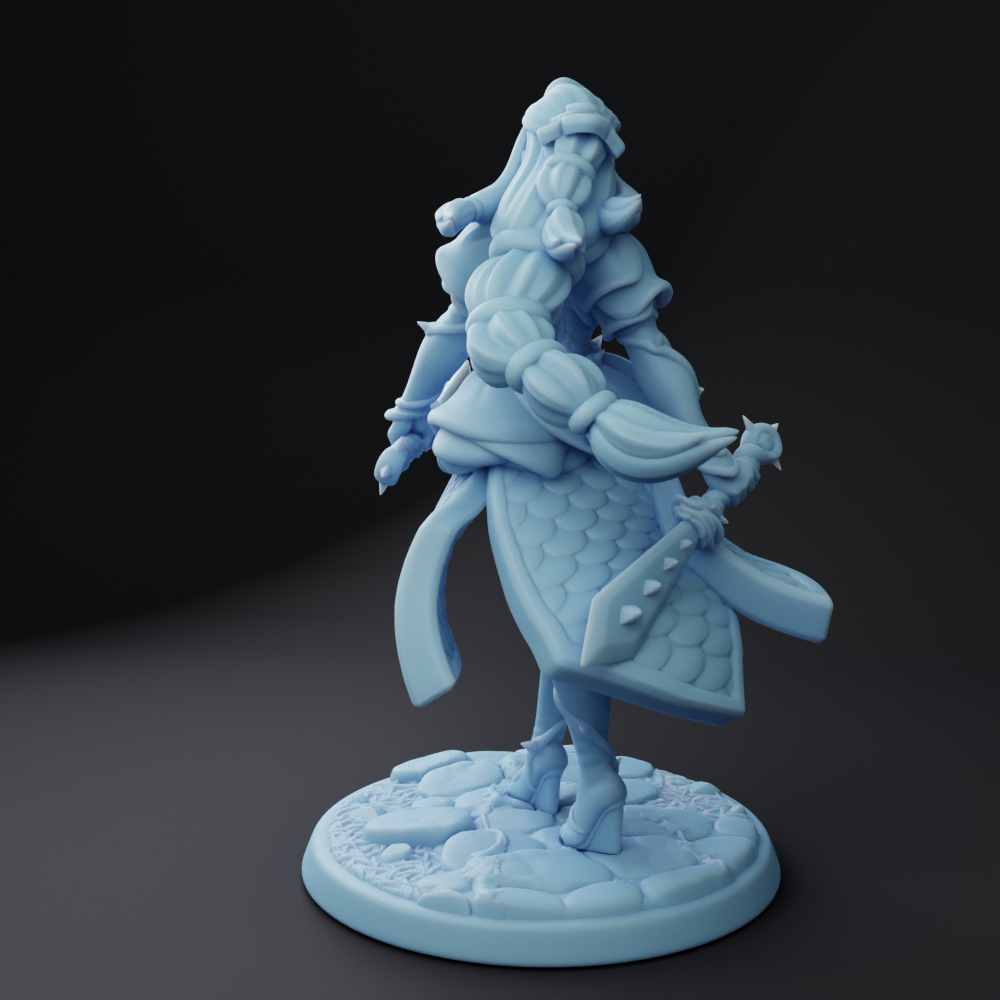 Twin Goddess Miniatures - Camellia Bloodthorn Ranger - Oaken Hollow Heroes 2022 September