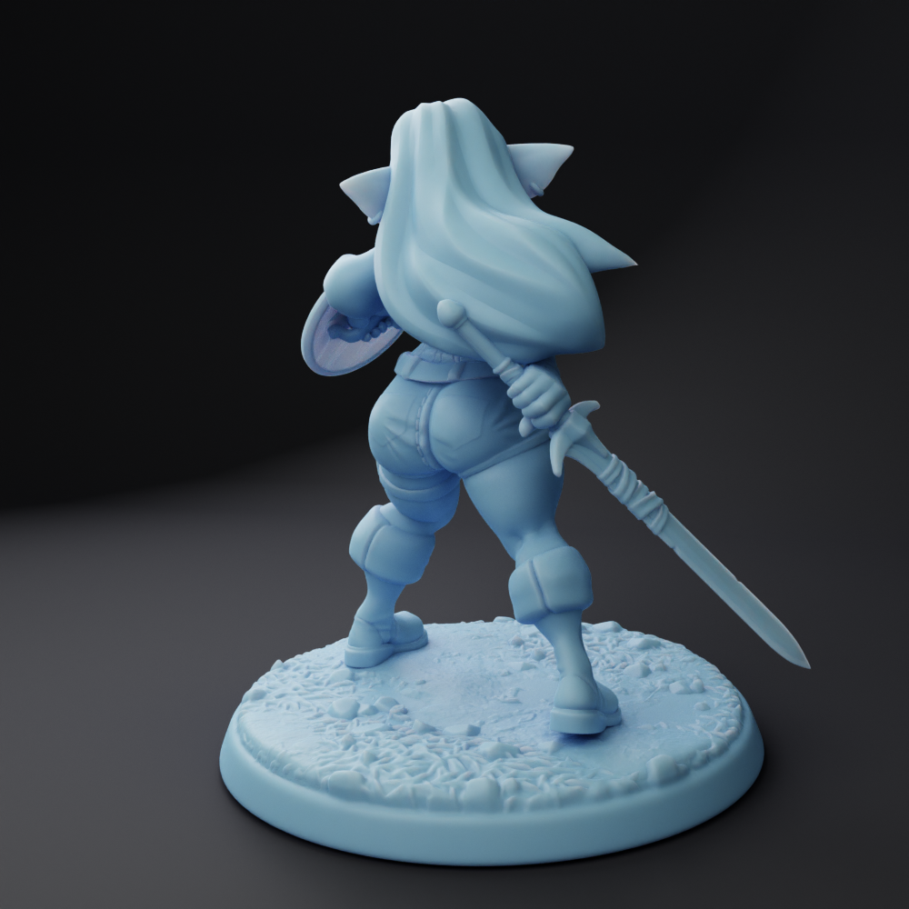 Twin Goddess Miniatures - Angy, the Goblin Mercenary - Addittional Adventurers 2023 February