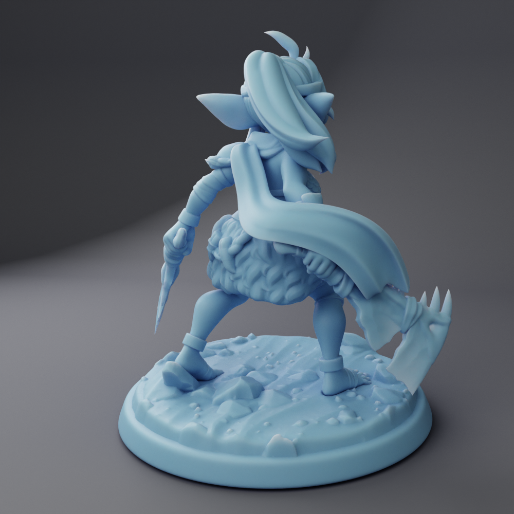 Twin Goddess Miniatures - Hack Ancient Goblin Ranger - Hero Tier 2024 November Release 35mm