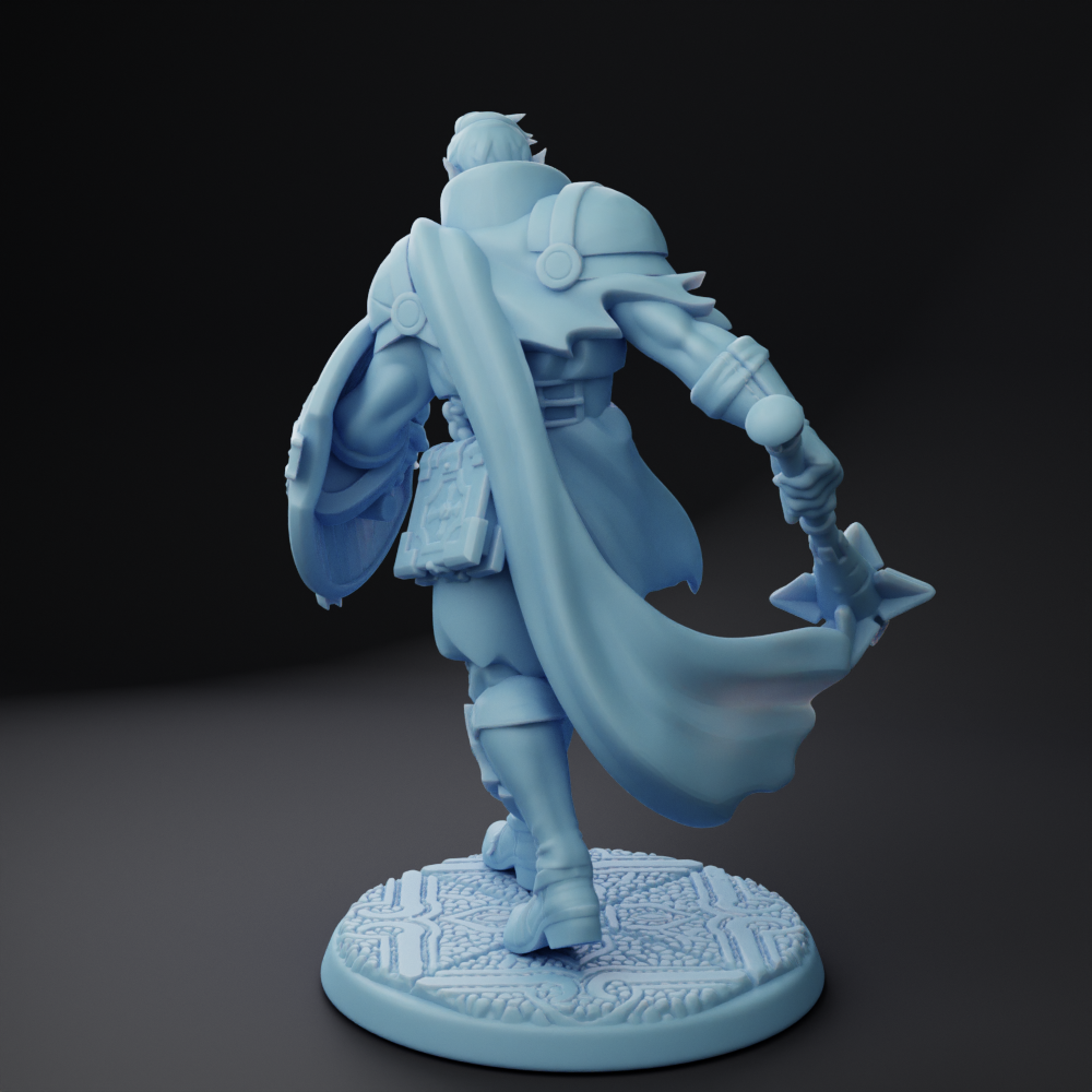 Twin Goddess Miniatures - Denthir, the Orc Cleric - Oaken Hollow Heroes 2023 January