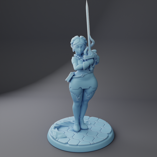 Twin Goddess Miniatures - Kesselle Fencer - 2025 May