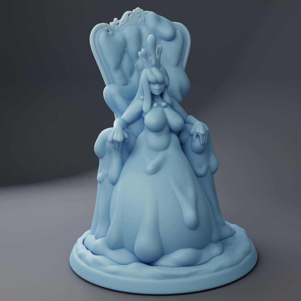 Twin Goddess Miniatures - Slime Queen Throne - Fantasy Queens 2023 March