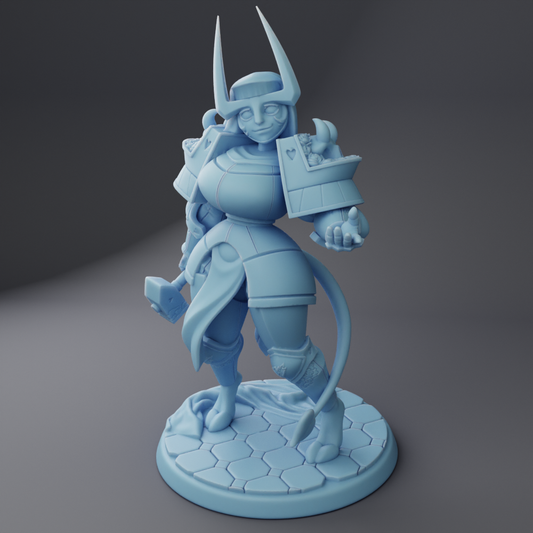 Twin Goddess Miniatures - Dhalia, Tiefling Reforged - 2025 April