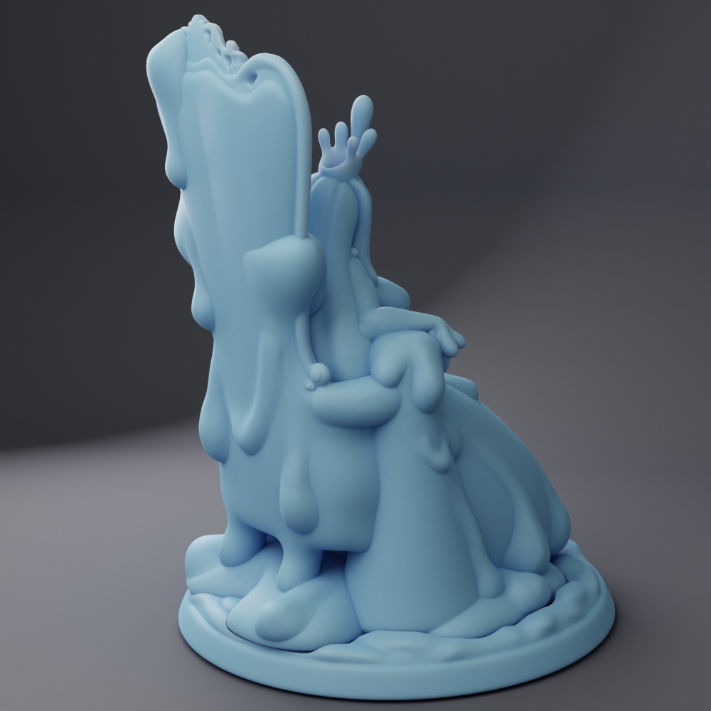 Twin Goddess Miniatures - Slime Queen Throne - Fantasy Queens 2023 March