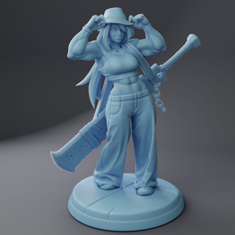 Twin Goddess Miniatures - Kit the Breaker - Hero Tier 2024 November Release 35mm