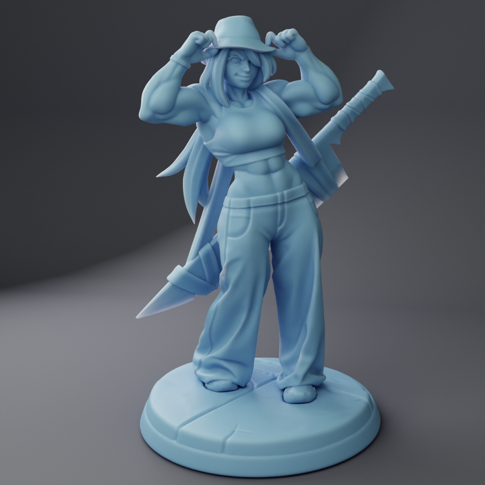 Twin Goddess Miniatures - Kit the Breaker - Hero Tier 2024 November Release 35mm