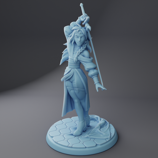 Twin Goddess Miniatures - Libra Desert Fencer - 2025 May