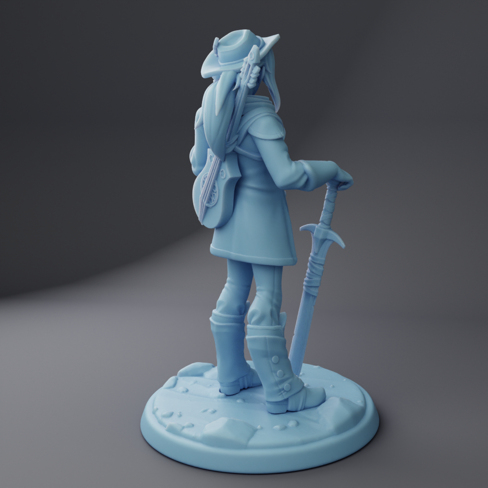 Twin Goddess Miniatures - Locke the Bard - 2025 Septmeber