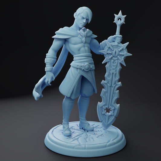 Twin Goddess Miniatures - Norben the Barbarian - Oaken Hollow Heroes 2023 January