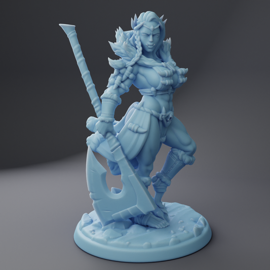 Twin Goddess Miniatures - Orc Queen - Fantasy Queens 2023 March