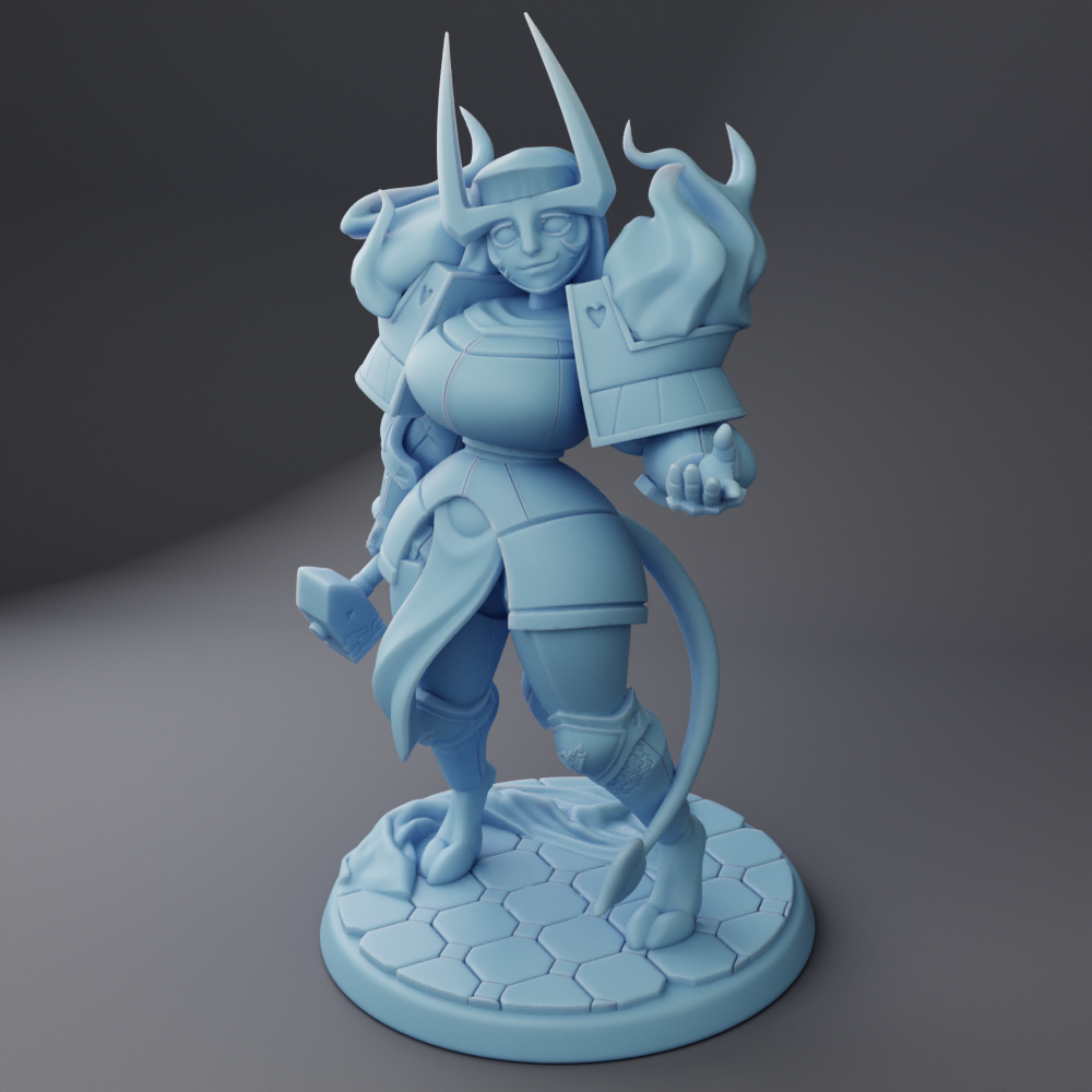 Twin Goddess Miniatures - Dhalia, Tiefling Reforged - 2025 April