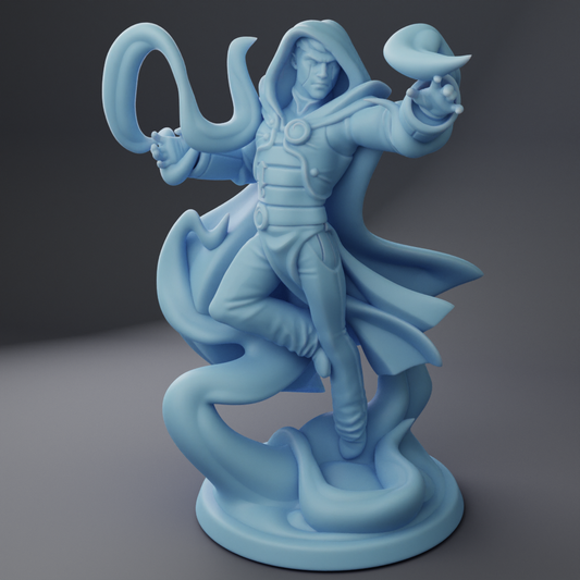 Twin Goddess Miniatures - L, The Blue Wizard - Oakenhallow #3 2023 July