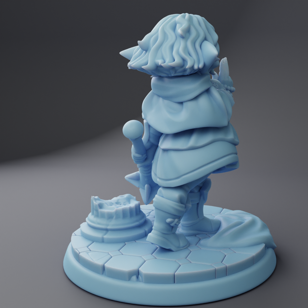 Twin Goddess Miniatures - Holly the Goblin Cleric - Goblin Month #2 2023 September