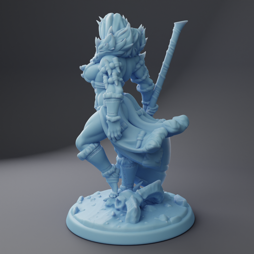 Twin Goddess Miniatures - Orc Queen - Fantasy Queens 2023 March