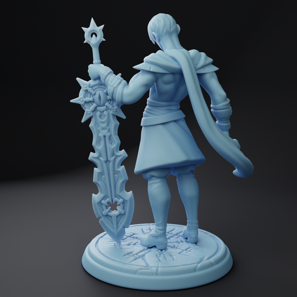 Twin Goddess Miniatures - Norben the Barbarian - Oaken Hollow Heroes 2023 January