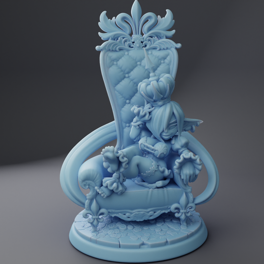 Twin Goddess Miniatures - Goblin Queen Throne - Fantasy Queens 2023 March