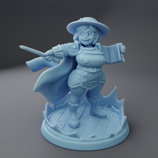 Twin Goddess Miniatures - Alison the Dwarf Wizard - Strahdsilvania 2023 April