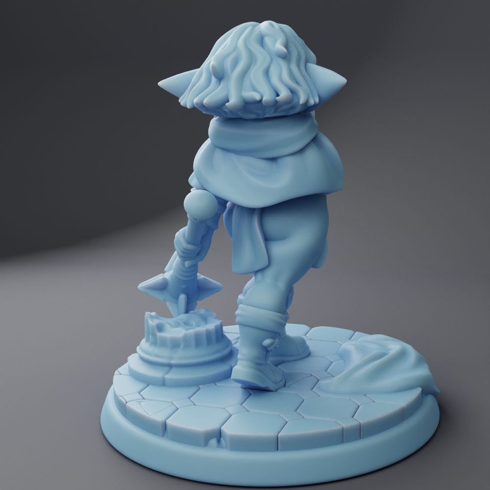 Twin Goddess Miniatures - Holly the Goblin Cleric - Goblin Month #2 2023 September