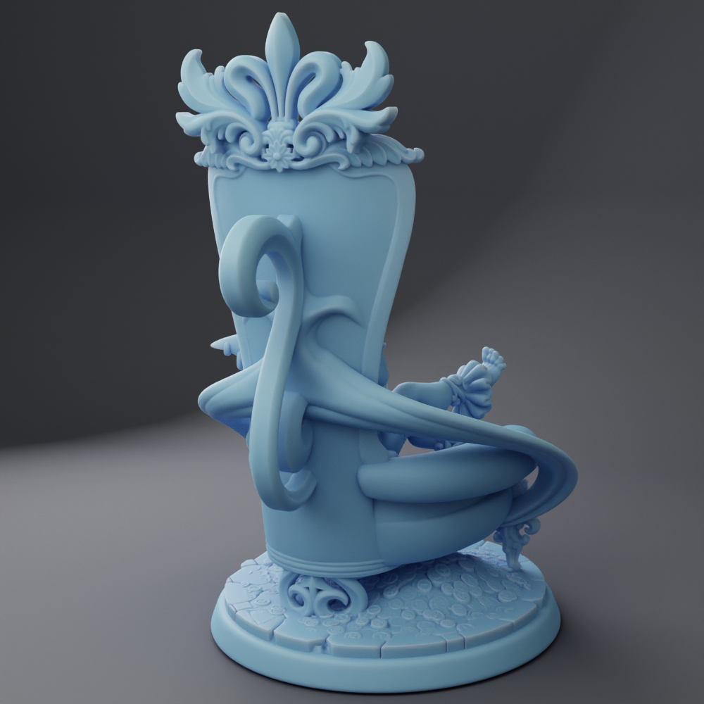 Twin Goddess Miniatures - Goblin Queen Throne - Fantasy Queens 2023 March