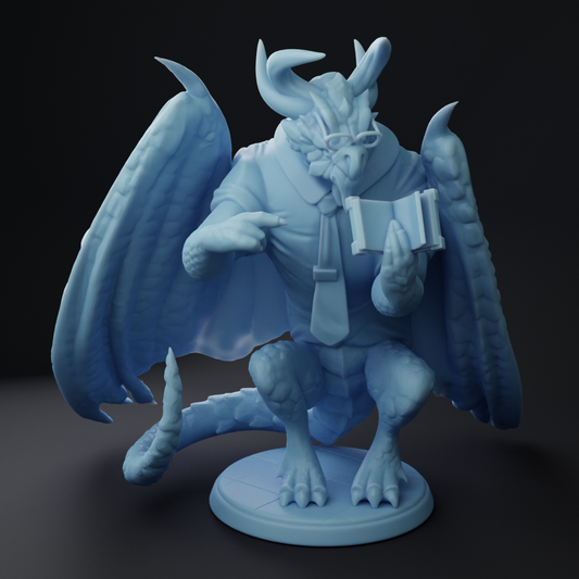 Twin Goddess Miniatures - Prof. Auritax - Fantasy College 2022 December