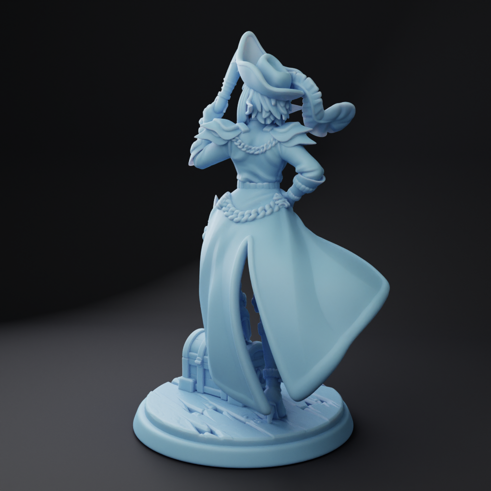 Twin Goddess Miniatures - Starlina, Space-Elf Pirate - Starjammer Adventures in Space 2022 August