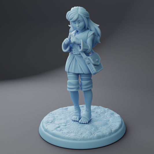 Twin Goddess Miniatures - Phoebe the Human Monk - Oakenhallow #3 2023 July