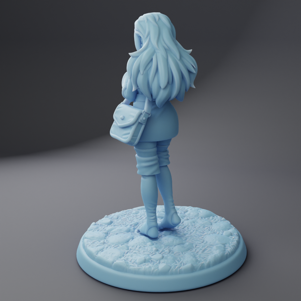 Twin Goddess Miniatures - Phoebe the Human Monk - Oakenhallow #3 2023 July