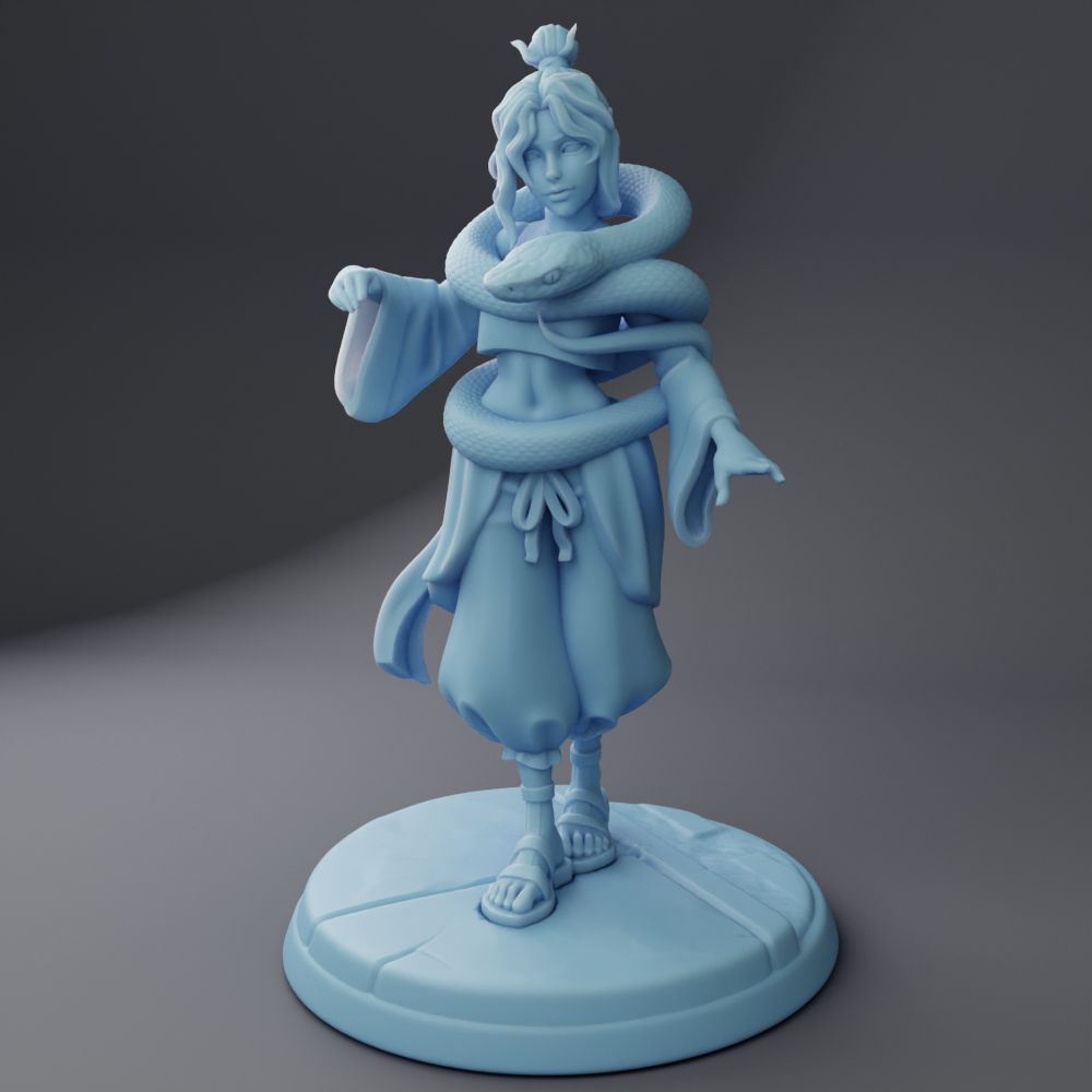 Twin Goddess Miniatures - Saan the Charmer - Hero Tier 2024 November Release 35mm