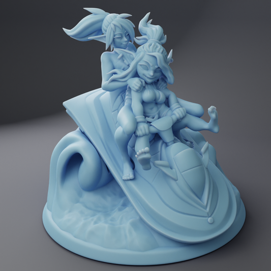 Twin Goddess Miniatures - Barb and Jane - Beach Week 2 2023 August