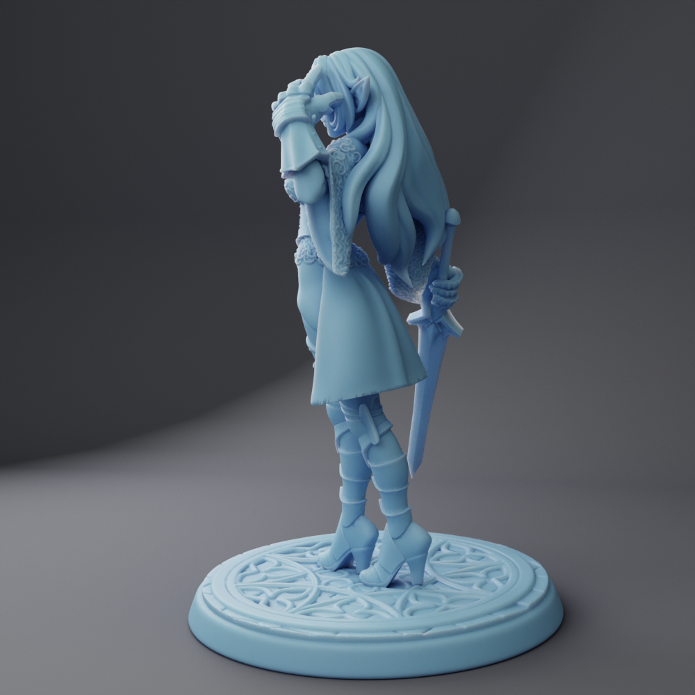 Twin Goddess Miniatures - Tyrianna the Elven Knight - 2025 Septmeber