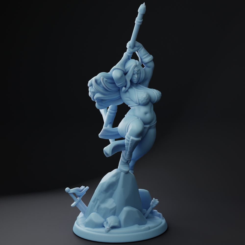 Twin Goddess Miniatures - Thitania, the Goliath Barbarian - Addittional Adventurers 2023 February
