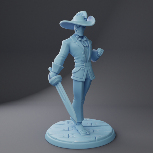 Twin Goddess Miniatures - Warforged Swashbuckler - 2025 July