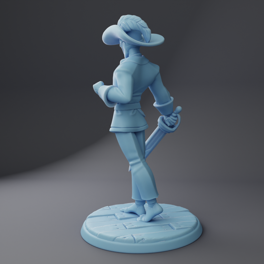 Twin Goddess Miniatures - Warforged Swashbuckler - 2025 July