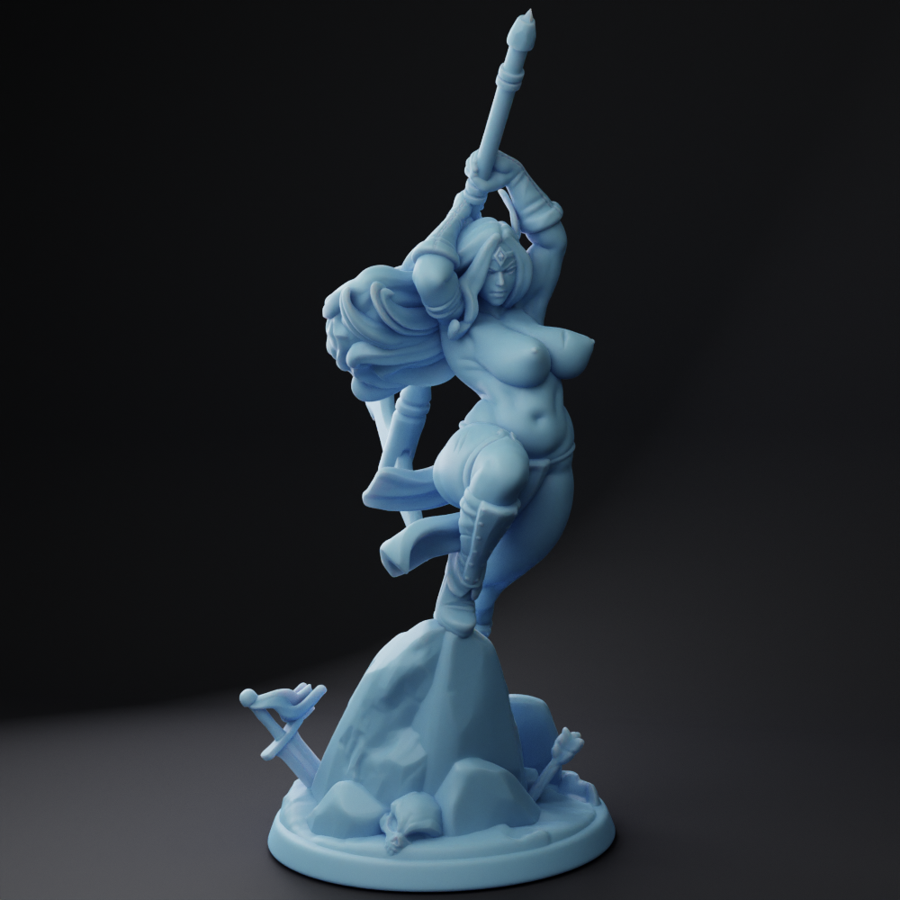 Twin Goddess Miniatures - Thitania, the Goliath Barbarian - Addittional Adventurers 2023 February