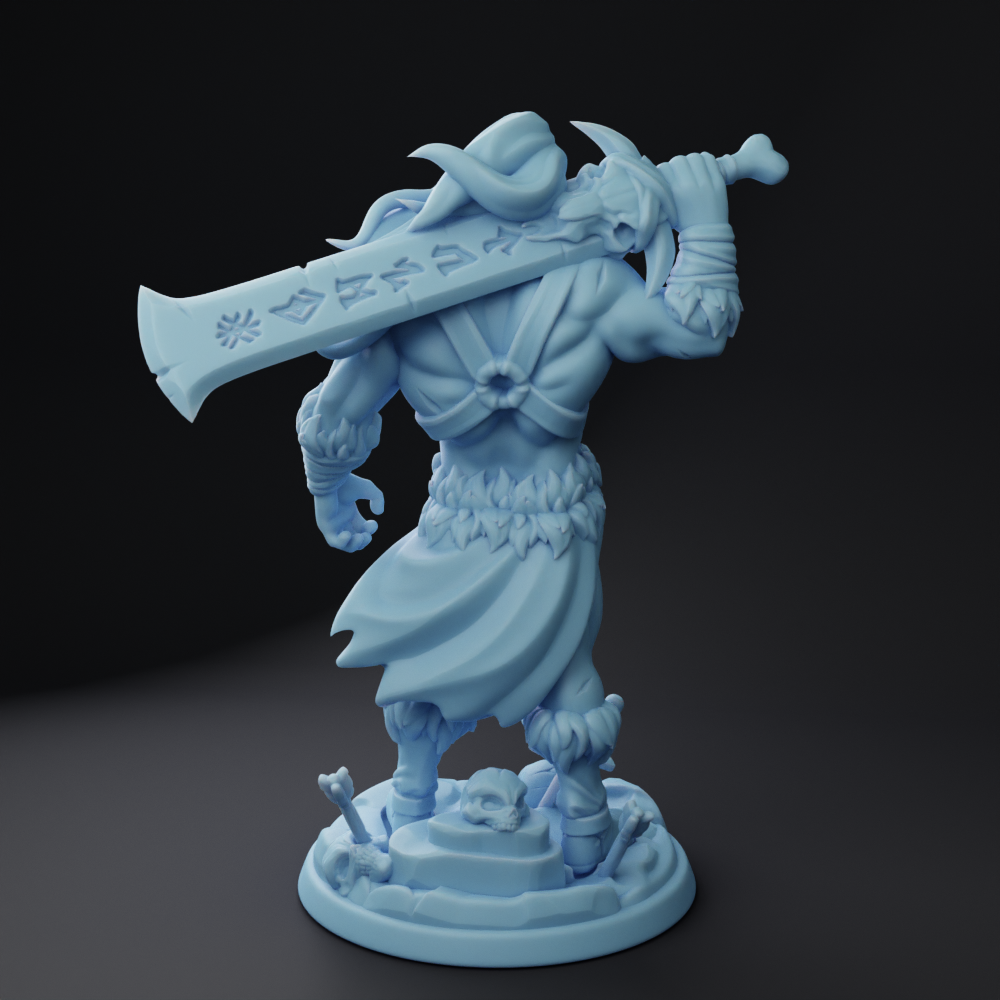 Twin Goddess Miniatures - Thornan the Barbarian - Oaken Hollow Heroes 2022 September