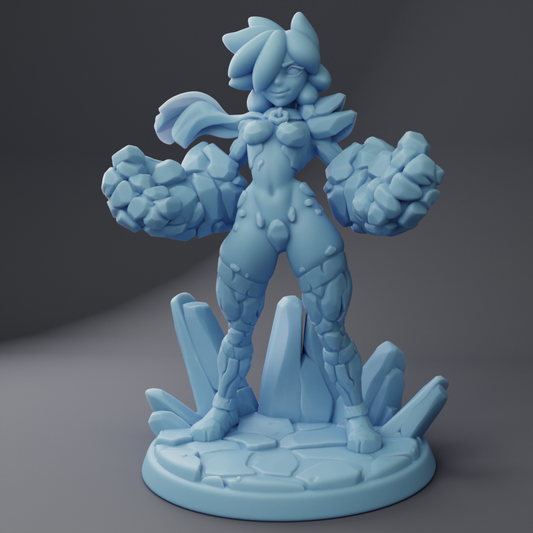 Twin Goddess Miniatures - Tephra Magma Elemental - 2025 April