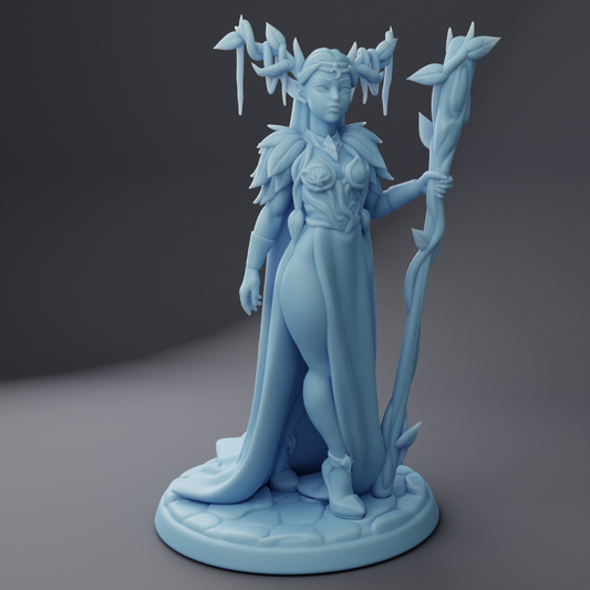 Twin Goddess Miniatures - Wood Elf Queen - Fantasy Queens 2023 March