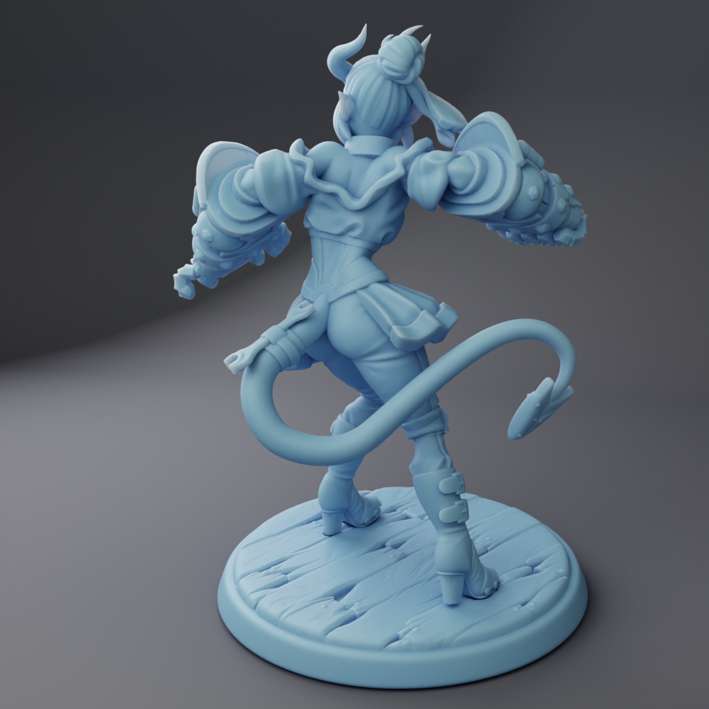 Twin Goddess Miniatures - Punch, The Tiefling - Reforged August 2024