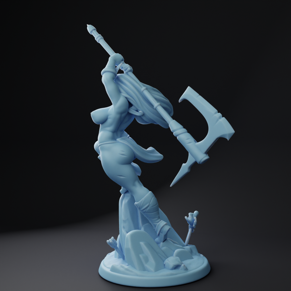 Twin Goddess Miniatures - Thitania, the Goliath Barbarian - Addittional Adventurers 2023 February