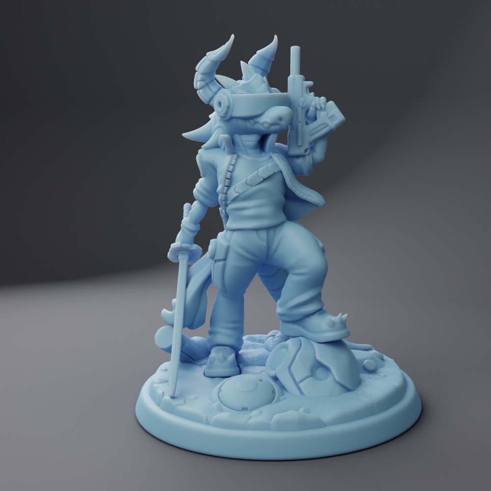 Twin Goddess Miniatures - Cybold Kobold Cyborg - 2023 May