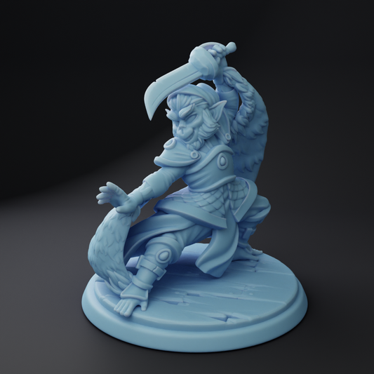 Twin Goddess Miniatures - Flip Skyglider, Hadozee Crewman - Starjammer Adventures in Space 2022 August