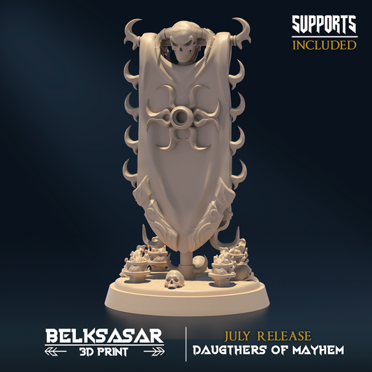 Belksasar - Daugthers of Mayhem Banner - Daugthers of Mayhem 2023 July