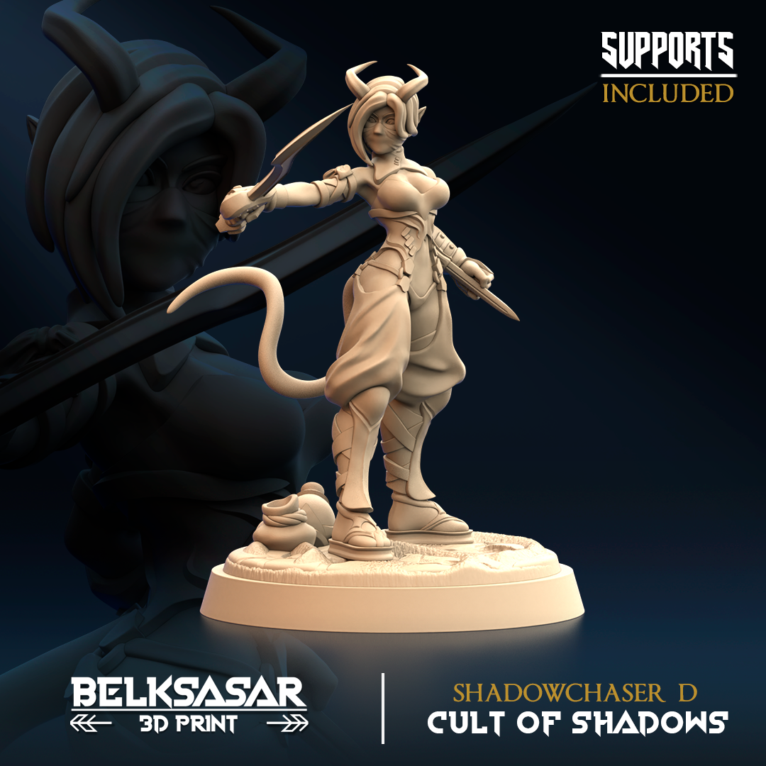 Belksasar - Shadowchaser Tiefling Rogue 2024 October Release 35mm