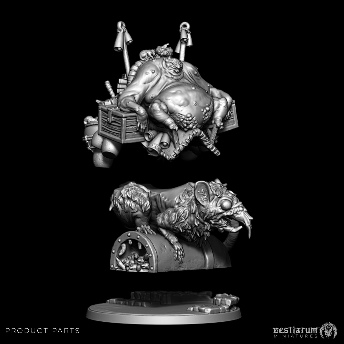 Bestiarum miniatures - Nuncle Squeak (Large) - Kin of the Rat - 2024 December