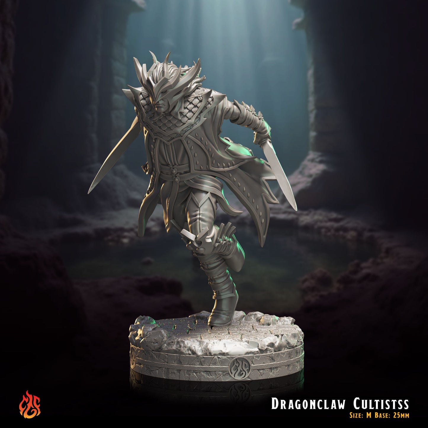 Crippled God Foundry - Dragonclaw Cultist B - Cult of the Dragon 2025 June
