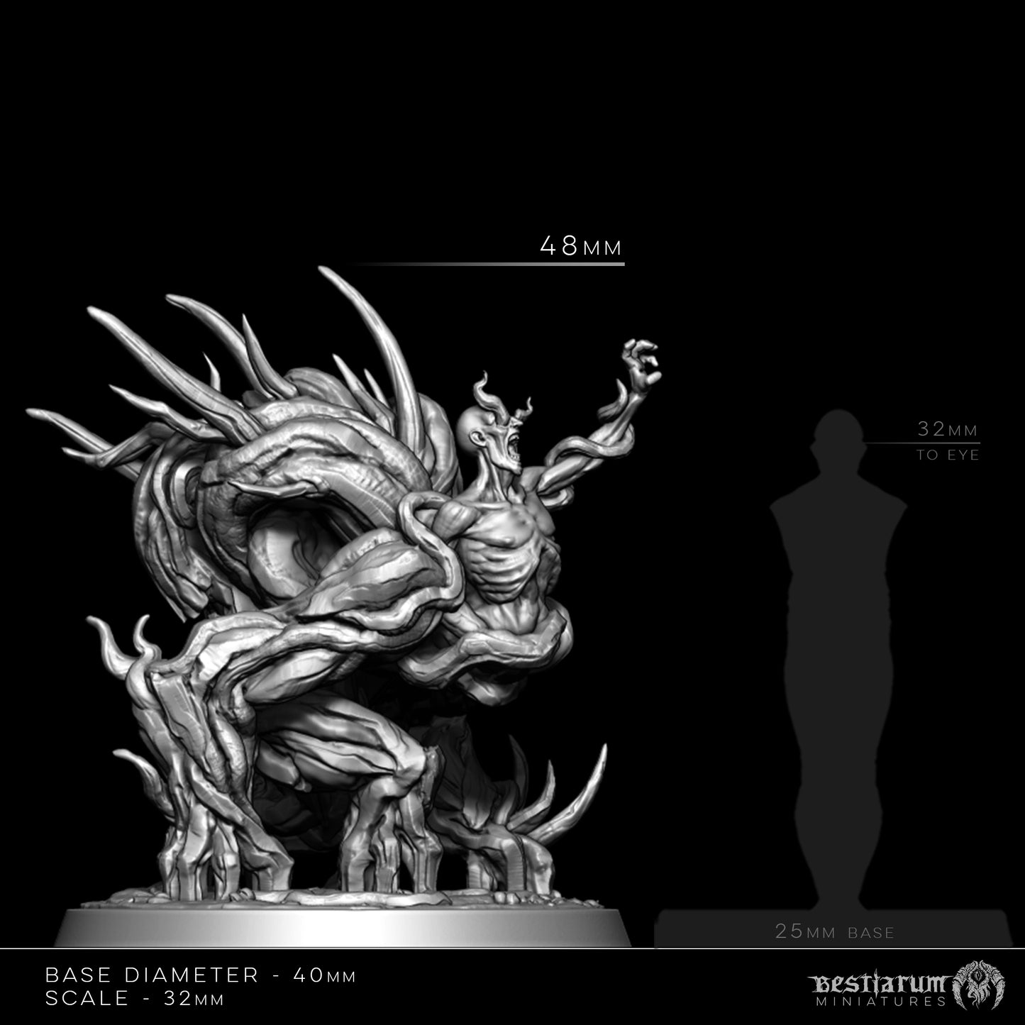Bestiarum miniatures -  Roothost Treants  (Large) - Wrath of the Wild II - 2024 December