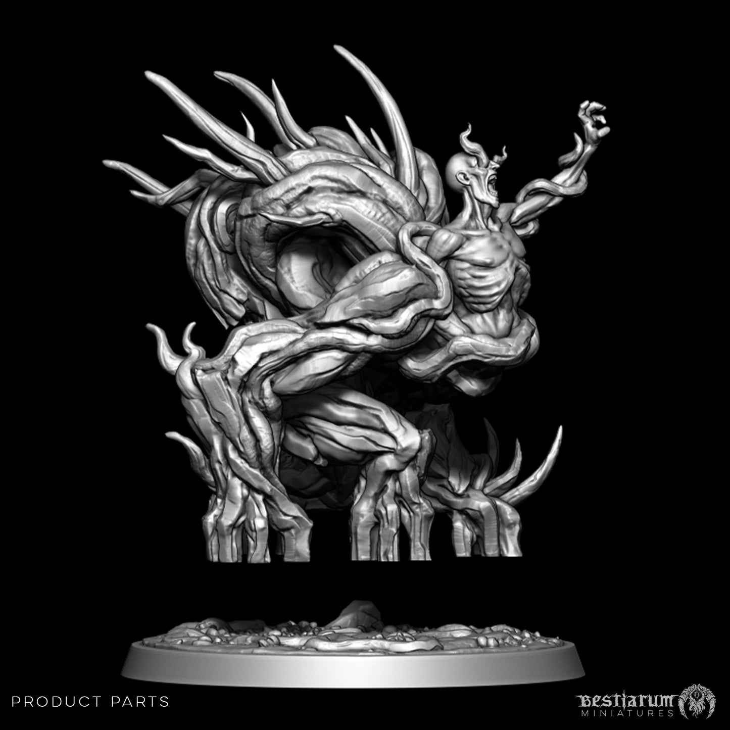 Bestiarum miniatures -  Roothost Treants  (Large) - Wrath of the Wild II - 2024 December
